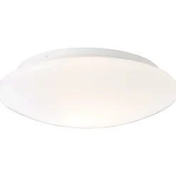Plafonnier Exterieur Brilliant Farly Blanc, 1 Lumiere