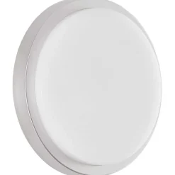 Plafonnier Exterieur Brilliant Devora Led Argente, 1 Lumiere