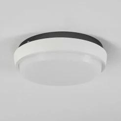 Plafonnier Exterieur Centinela Led Anthracite, Blanc, 1 Lumiere