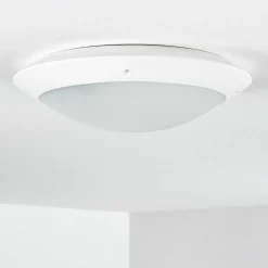 Plafonnier Exterieur Grafton Blanc, 2 Lumieres