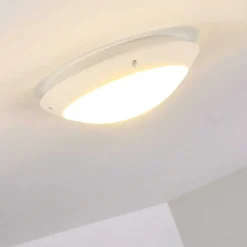 Plafonnier Exterieur Grafton Blanc, 1 Lumiere