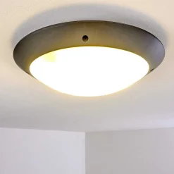 Plafonnier Exterieur Grafton Anthracite, 2 Lumieres