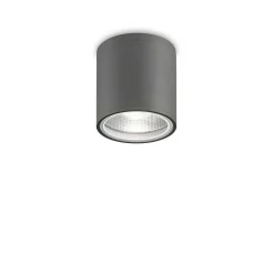 Plafonnier Exterieur Ideallux Gun Anthracite, 1 Lumiere