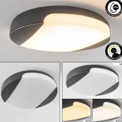 Plafonnier Exterieur Joserand Led Anthracite, 1 Lumiere