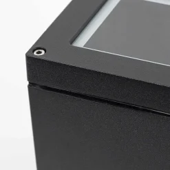 Plafonnier Exterieur Ks Verlichting Sigma Noir, Blanc, 1 Lumiere