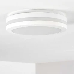 Plafonnier Exterieur Wollongong Led Blanc, 1 Lumiere