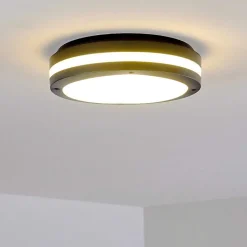 Plafonnier Exterieur Wollongong Led Anthracite, 1 Lumiere