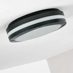 Plafonnier Exterieur Wollongong Led Anthracite, 1 Lumiere