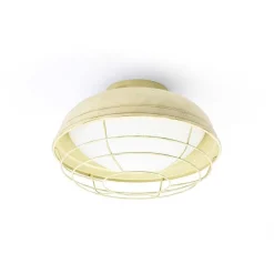 Plafonnier Faro Barcelona Helmet Blanc, 2 Lumieres