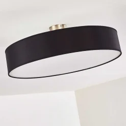 Plafonnier Foggia Nickel Mat, 3 Lumieres