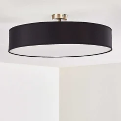 Plafonnier Foggia Nickel Mat, 3 Lumieres