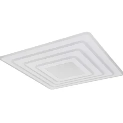 Plafonnier Globo Jocelyn Led Blanc, 1 Lumiere, Telecommandes