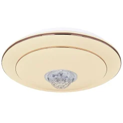 Plafonnier Globo Santina Led Blanc, 1 Lumiere, Telecommandes