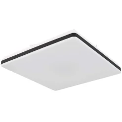 Plafonnier Globo Ully Led Noir, 1 Lumiere, Telecommandes