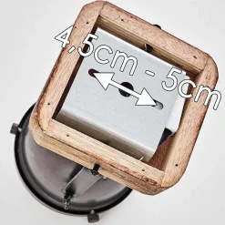 Plafonnier Glostrup Brun, Acier Inoxydable, 1 Lumiere