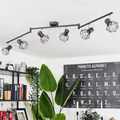 Plafonnier Gullspang Anthracite, 6 Lumieres