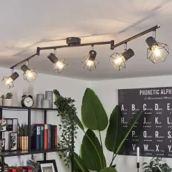 Plafonnier Gullspang Anthracite, 6 Lumieres