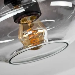 Plafonnier Haikala Noir, 3 Lumieres