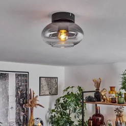 Plafonnier Haikala Noir, 1 Lumiere