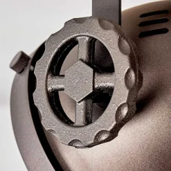 Plafonnier Herford Bois Clair, Cuivre, 3 Lumieres