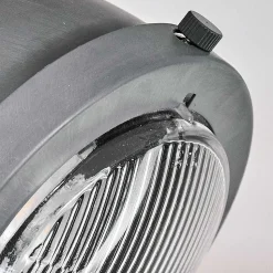 Plafonnier Herford Gris, Bois Clair, 1 Lumiere