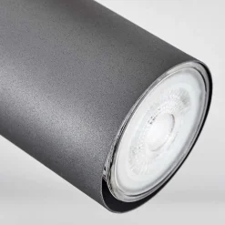 Plafonnier Javel Couleur Bois, Noir, 2 Lumieres