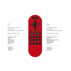 Plafonnier Leuchten-Direkt Lolasmart-Sabi Led Nickel Mat, 4 Lumieres, Telecommandes, Changeur De Couleurs