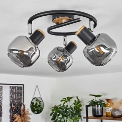 Plafonnier Lexington Noir, 3 Lumieres