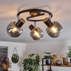 Plafonnier Lexington Noir, 3 Lumieres