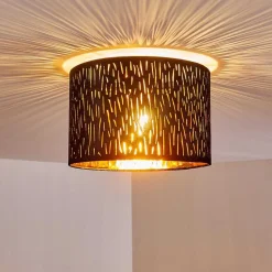 Plafonnier Liared Nickel Mat, 1 Lumiere