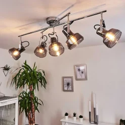 Plafonnier Lulea Chrome, 5 Lumieres