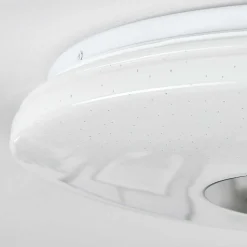 Plafonnier Lumsden Led Blanc, 1 Lumiere, Detecteur De Mouvement