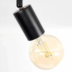 Plafonnier Maidford Noir, 4 Lumieres