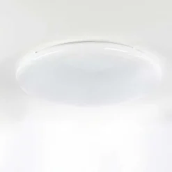 Plafonnier Mixta Led Blanc, 1 Lumiere, Telecommandes, Changeur De Couleurs