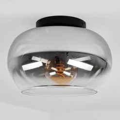 Plafonnier Molloy Clair, Fume, 1 Lumiere