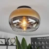 Plafonnier Molloy Or, Clair, Fume, 1 Lumiere