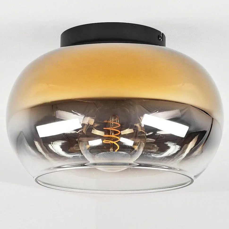 Plafonnier Molloy Or, Clair, Fume, 1 Lumiere