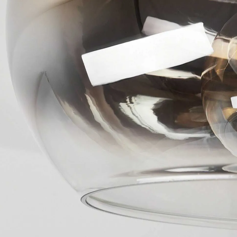 Plafonnier Molloy Or, Clair, Fume, 1 Lumiere