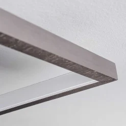 Plafonnier Momahaki Led Chrome, 1 Lumiere, Telecommandes