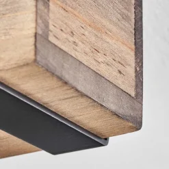 Plafonnier Montgomery Ecru, Noir, 6 Lumieres