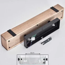 Plafonnier Montgomery Ecru, Noir, 2 Lumieres