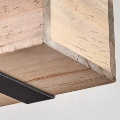 Plafonnier Montgomery Ecru, Noir, 2 Lumieres