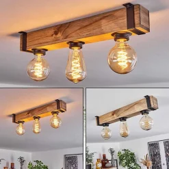 Plafonnier Montgomery Ecru, 3 Lumieres