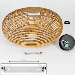 Plafonnier Mulstrand Ecru, Noir, 1 Lumiere