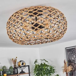 Plafonnier Mulstrand Ecru, Noir, 3 Lumieres