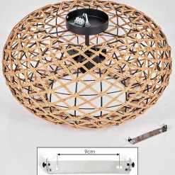 Plafonnier Mulstrand Ecru, Noir, 3 Lumieres