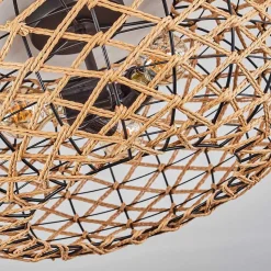 Plafonnier Mulstrand Ecru, Noir, 3 Lumieres