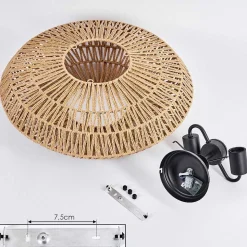 Plafonnier Mulstrand Ecru, 1 Lumiere