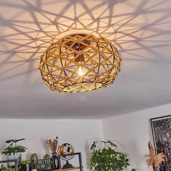 Plafonnier Mulstrand Ecru, Noir, 1 Lumiere