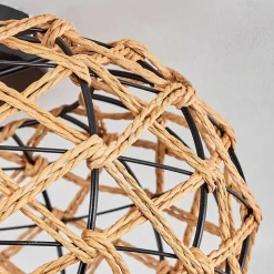 Plafonnier Mulstrand Ecru, Noir, 1 Lumiere